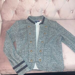 Tommy Hilfiger Tweed Blazer with Gold Buttons